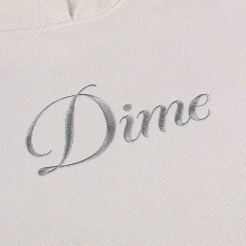 Dime Cursive Hoodie Sweat A Capuche - Cement - Streetart.fr